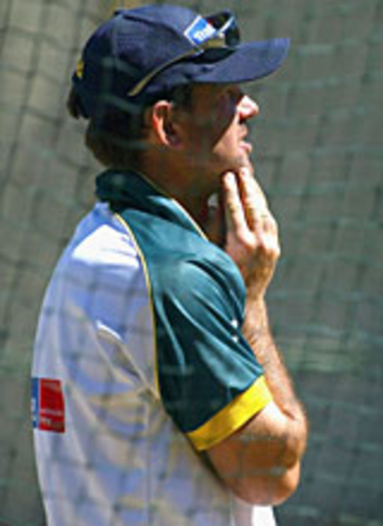 Ricky Ponting in the nets at Harare Sports Club, May 23, 2004