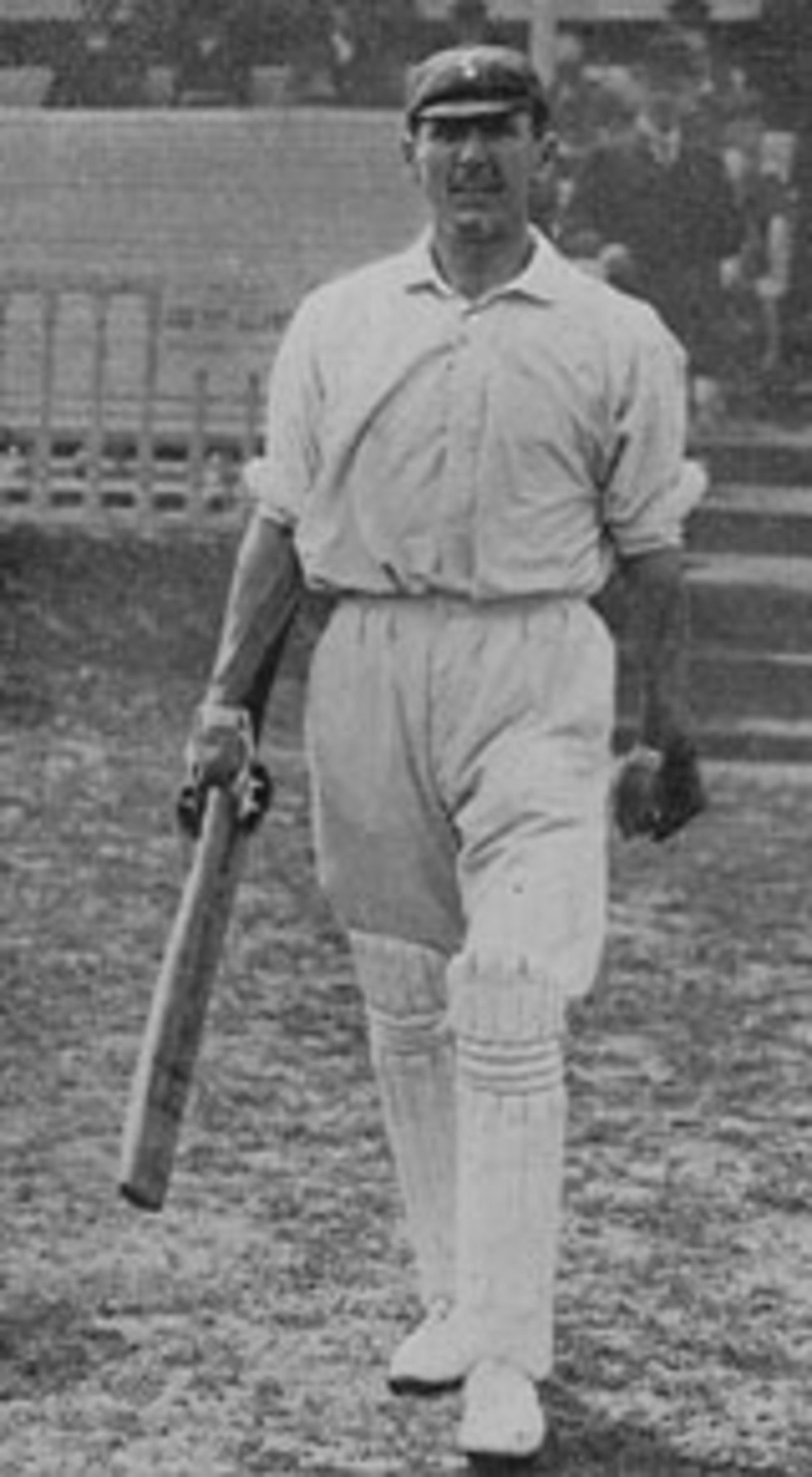 Charles Burgess Fry walking out to bat