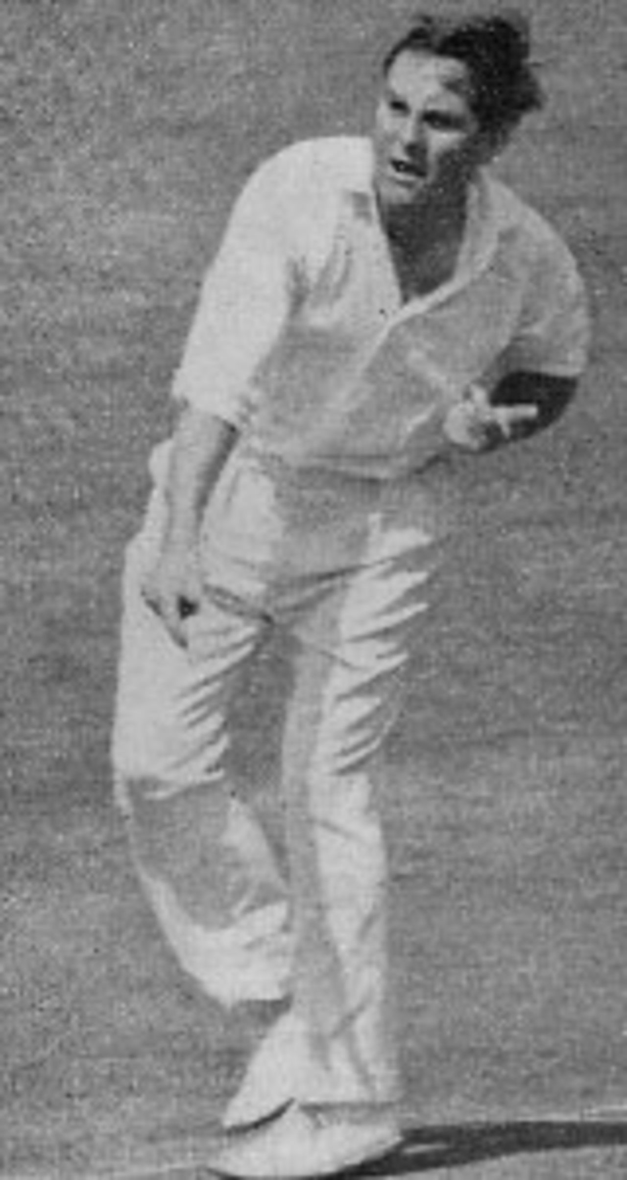 Ray Illingworth bowling