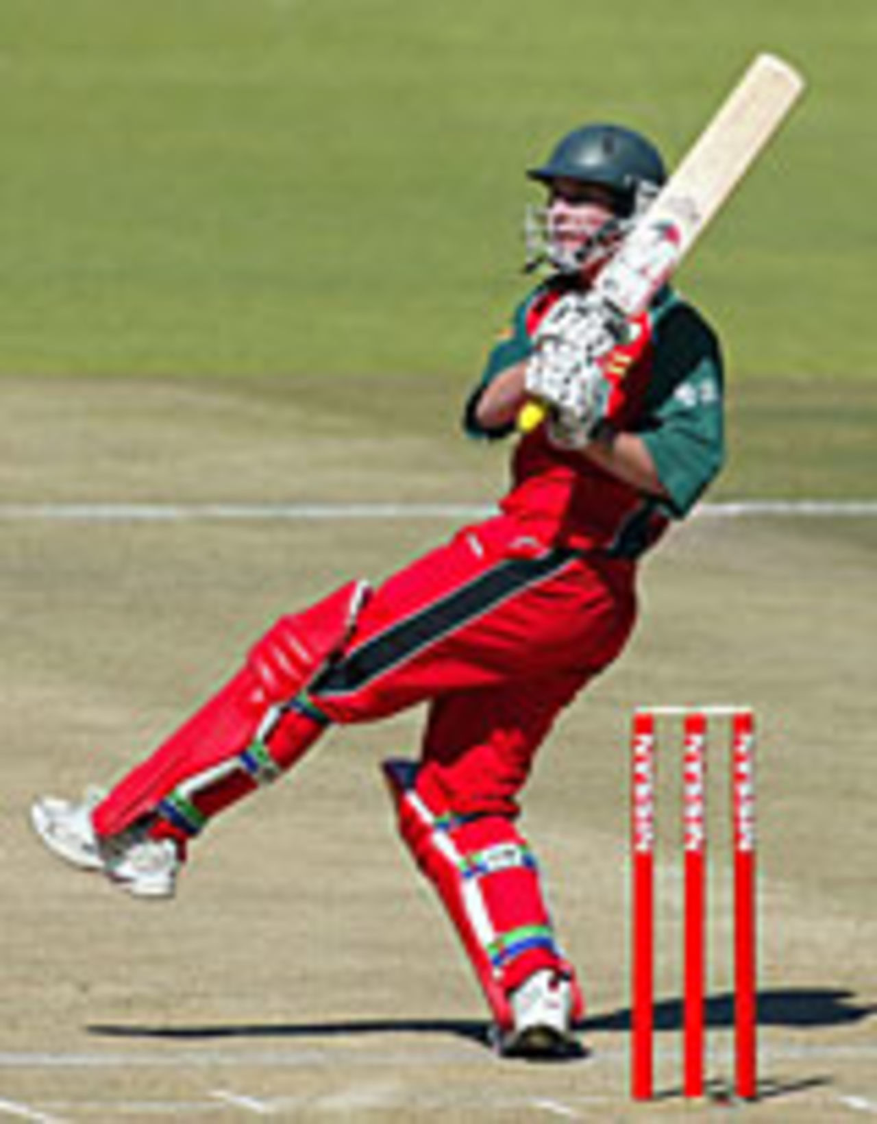 Brendan Taylor hooks for four, Zimbabwe v Australia, 1st ODI, Harare, May 25, 2004