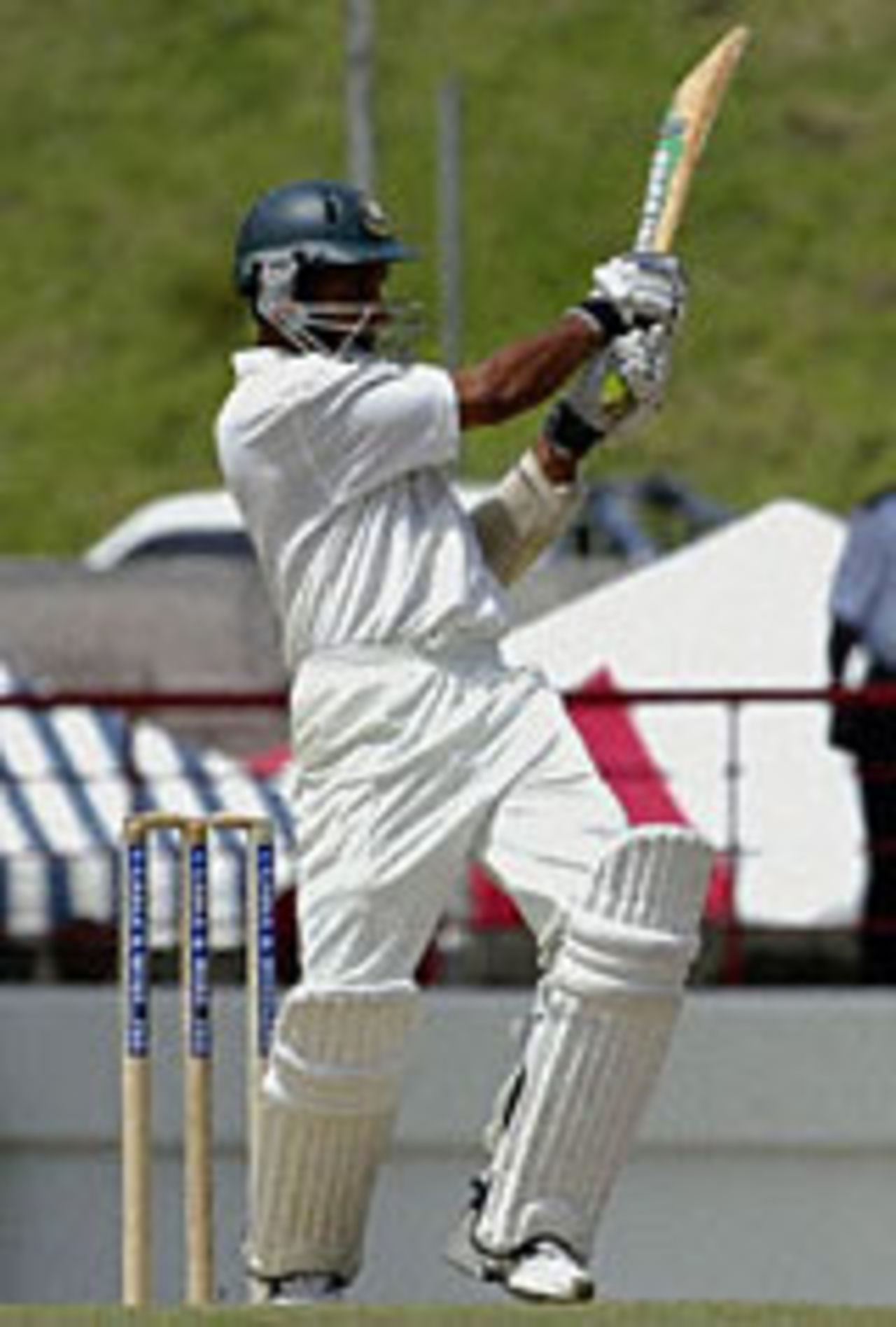 Habibul Bashar on his way to 113, West Indies v Bangladesh, 1st Test, St Vincent, May 28, 2004
