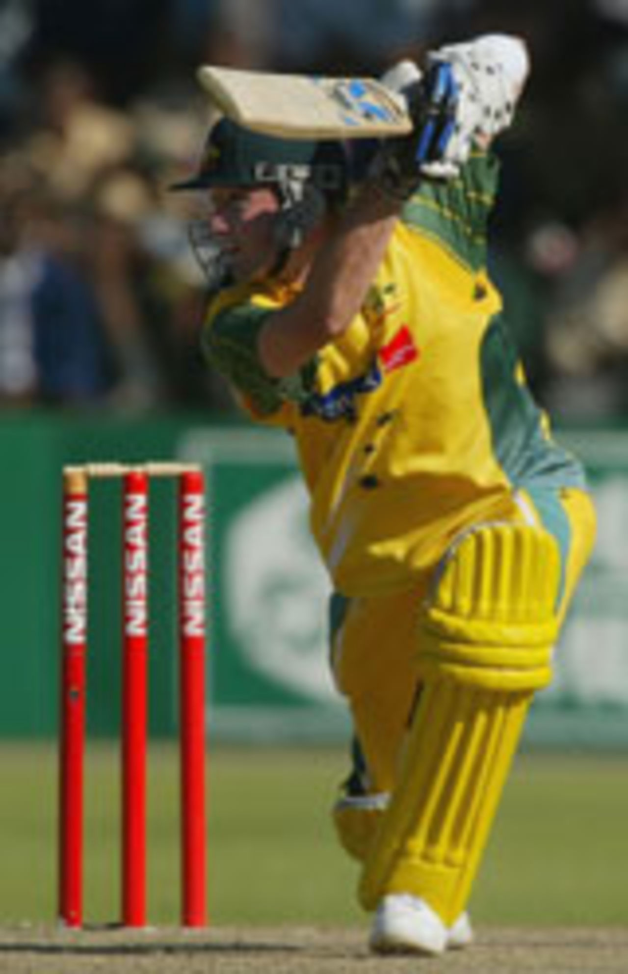 Michael Clarke on the attack, Zimbabwe v Australia, 3rd ODI, Harare, May 29, 2004