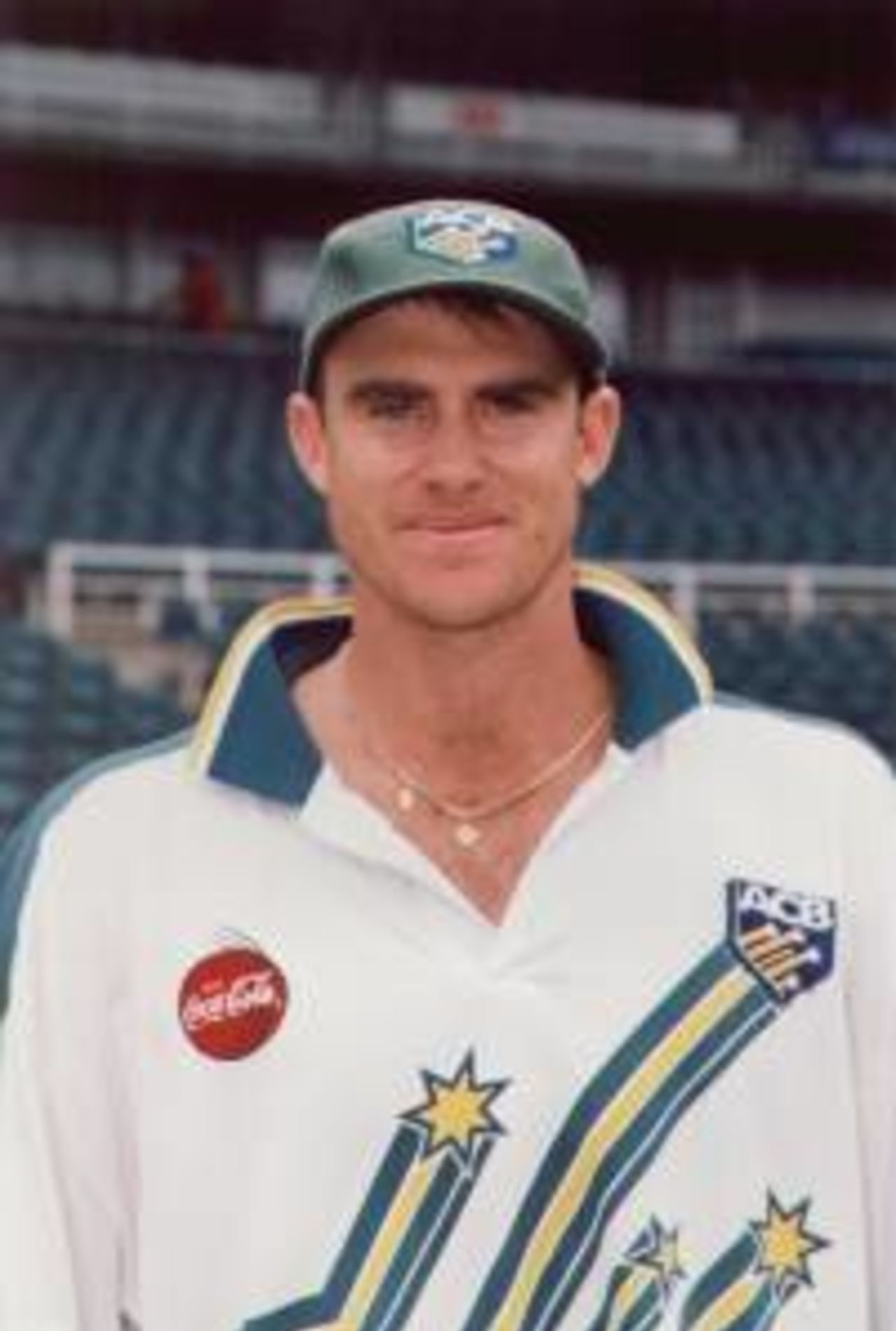Portrait of Matthew Hayden, Australia in South Africa, 1996