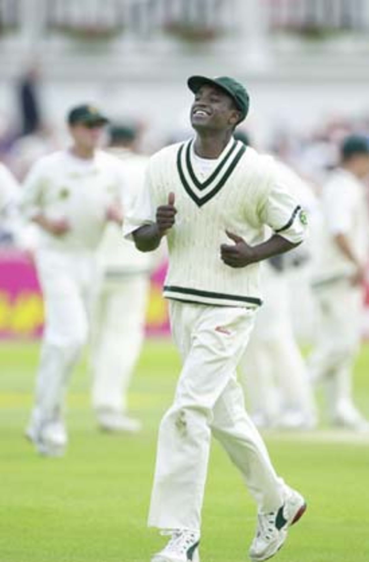 On his test debut for Zimbabwe