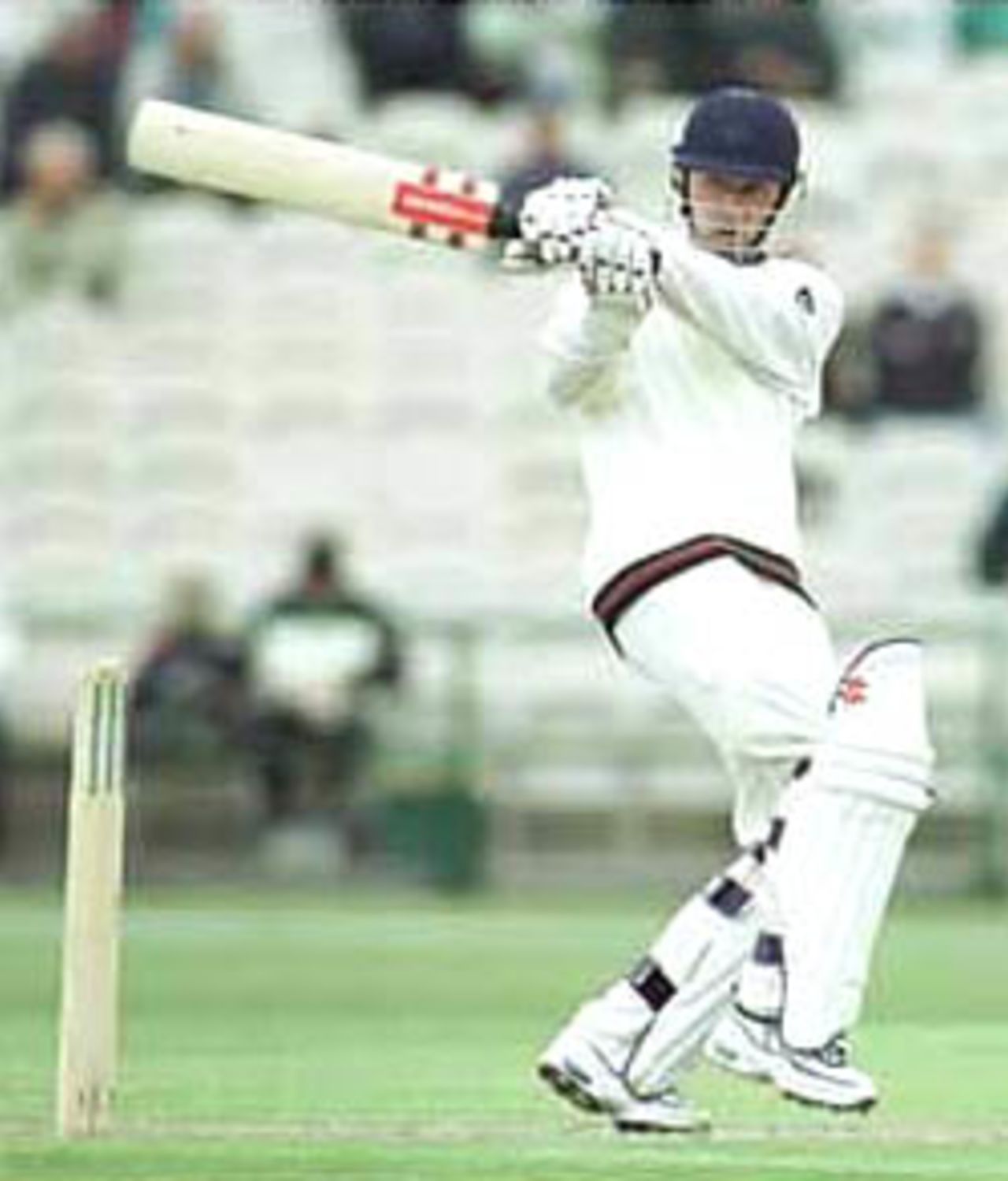 Nathan Wood plays the pull to good effect, PPP healthcare County Championship Division One, 2000, Lancashire v Derbyshire, Old Trafford, Manchester, 31May-03 June 2000.