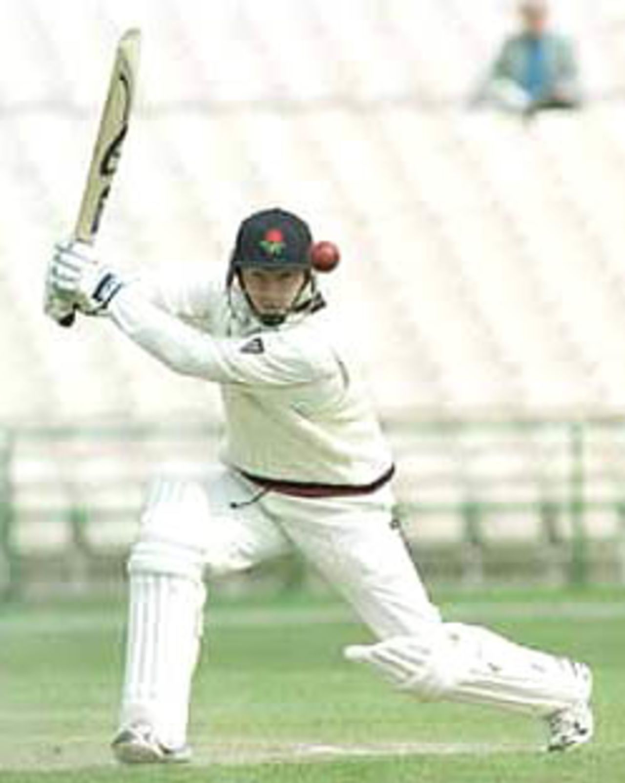 Neil Fairbrother in action, PPP healthcare County Championship Division One, 2000, Lancashire v Leicestershire Old Trafford, Manchester, 3-6 May 2000.
