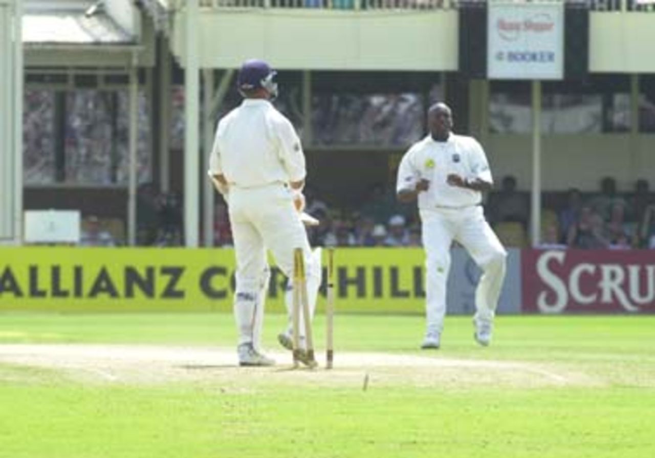 At Edgbaston 2000 v England, in their second innings