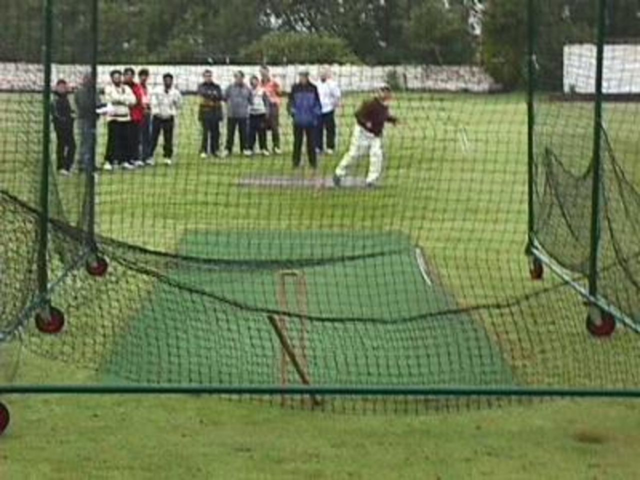 Attock's Khizer Hyatt becomes the first player to score a direct hit in the Mayoral Challenge Competition