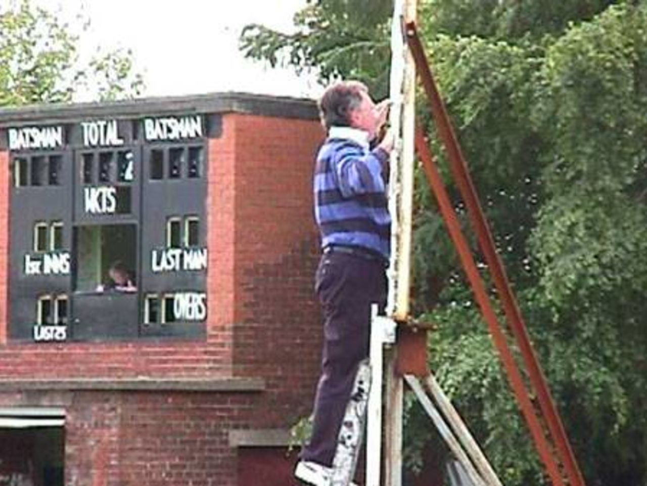 But some adjustments are needed to the sightscreen