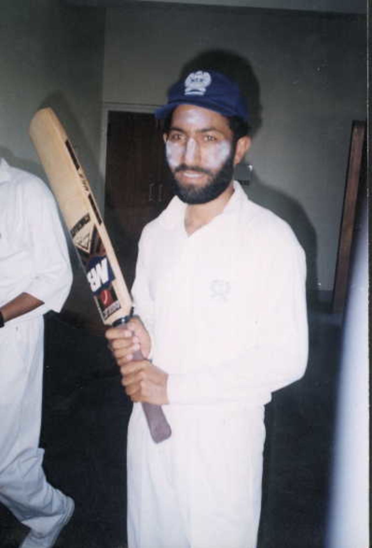 An Afghan player pictured during their tour of Pakistan