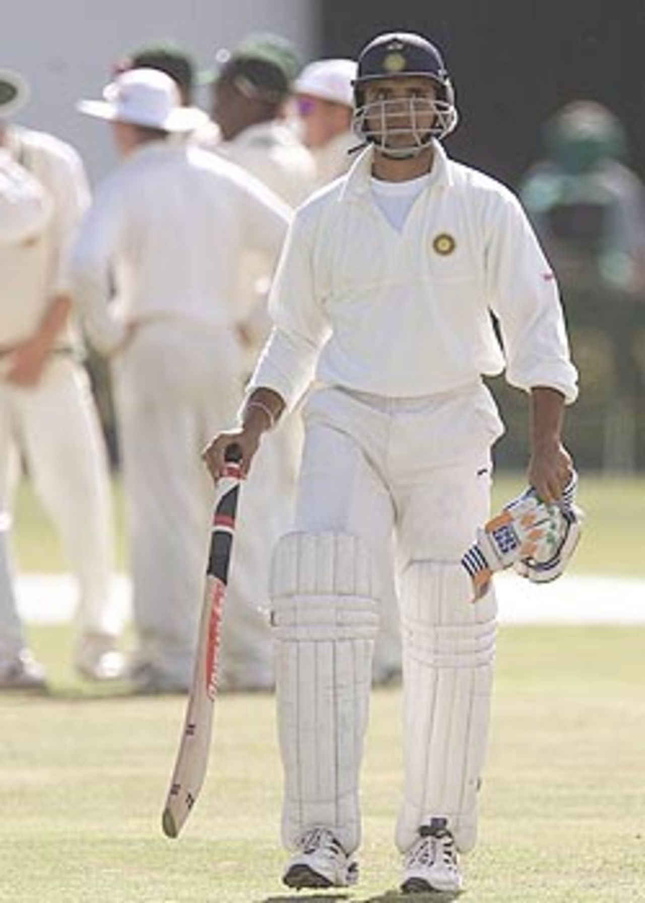 8 June 2001: India in Zimbabwe, 2001, 1st Test, Zimbabwe v India, Queens Sports Club, Bulawayo, 7-11 June 2001(Day 2)