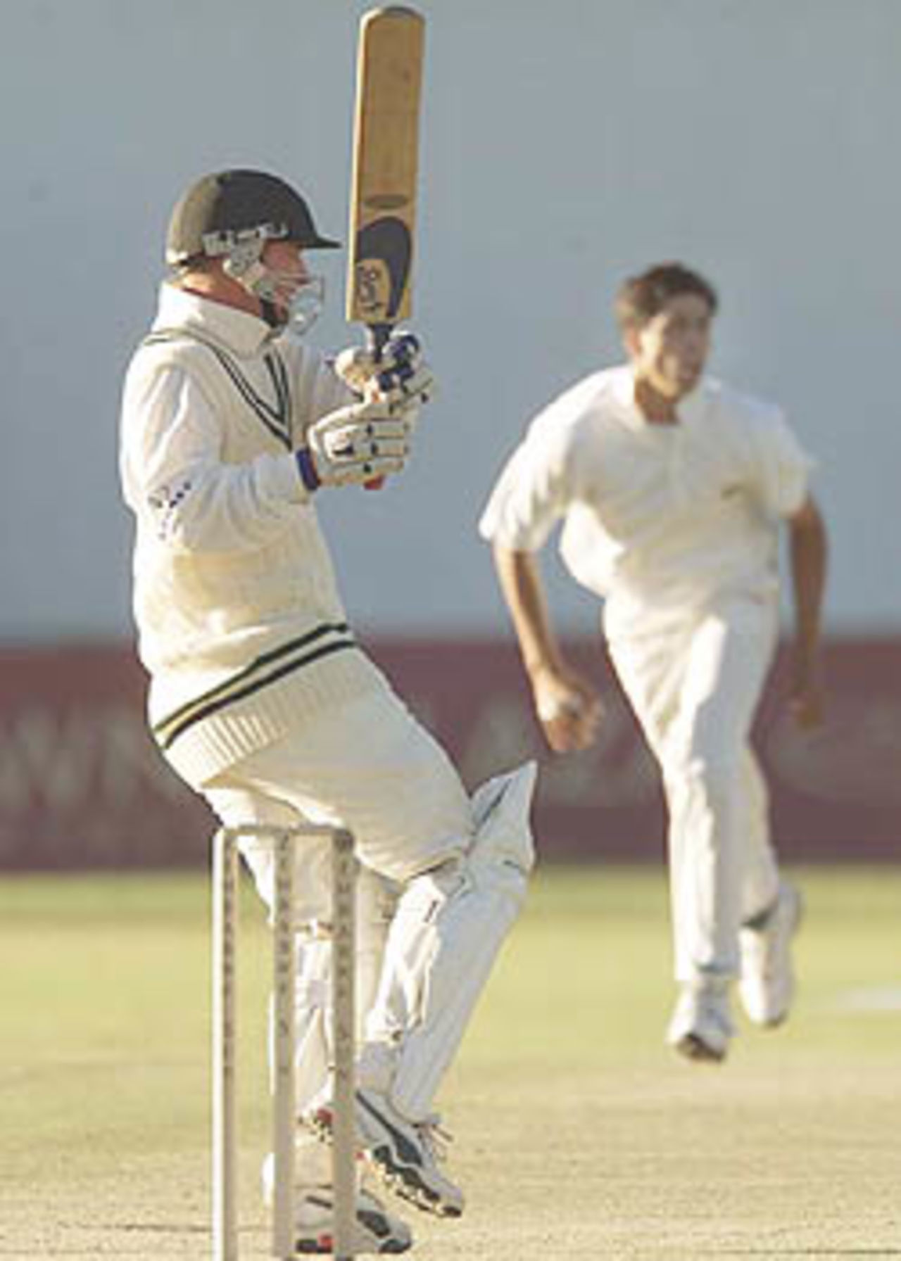 8 June 2001: India in Zimbabwe, 2001, 1st Test, Zimbabwe v India, Queens Sports Club, Bulawayo, 7-11 June 2001(Day 2).