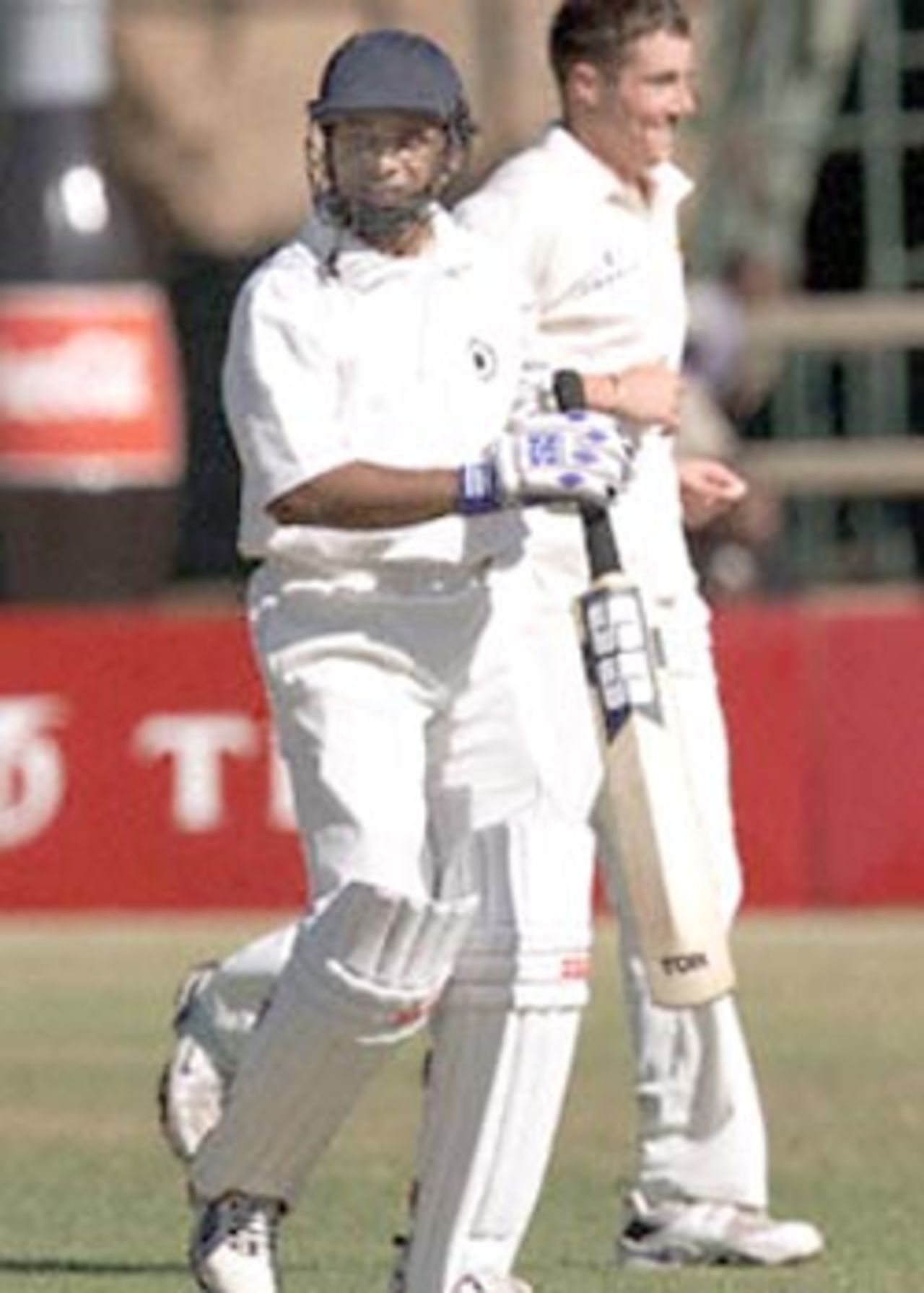 15 June 2001: India in Zimbabwe 2001,  2nd Test,  Zimbabwe v India, Harare Sports Club, 15-19 June 2001, (Day 1)