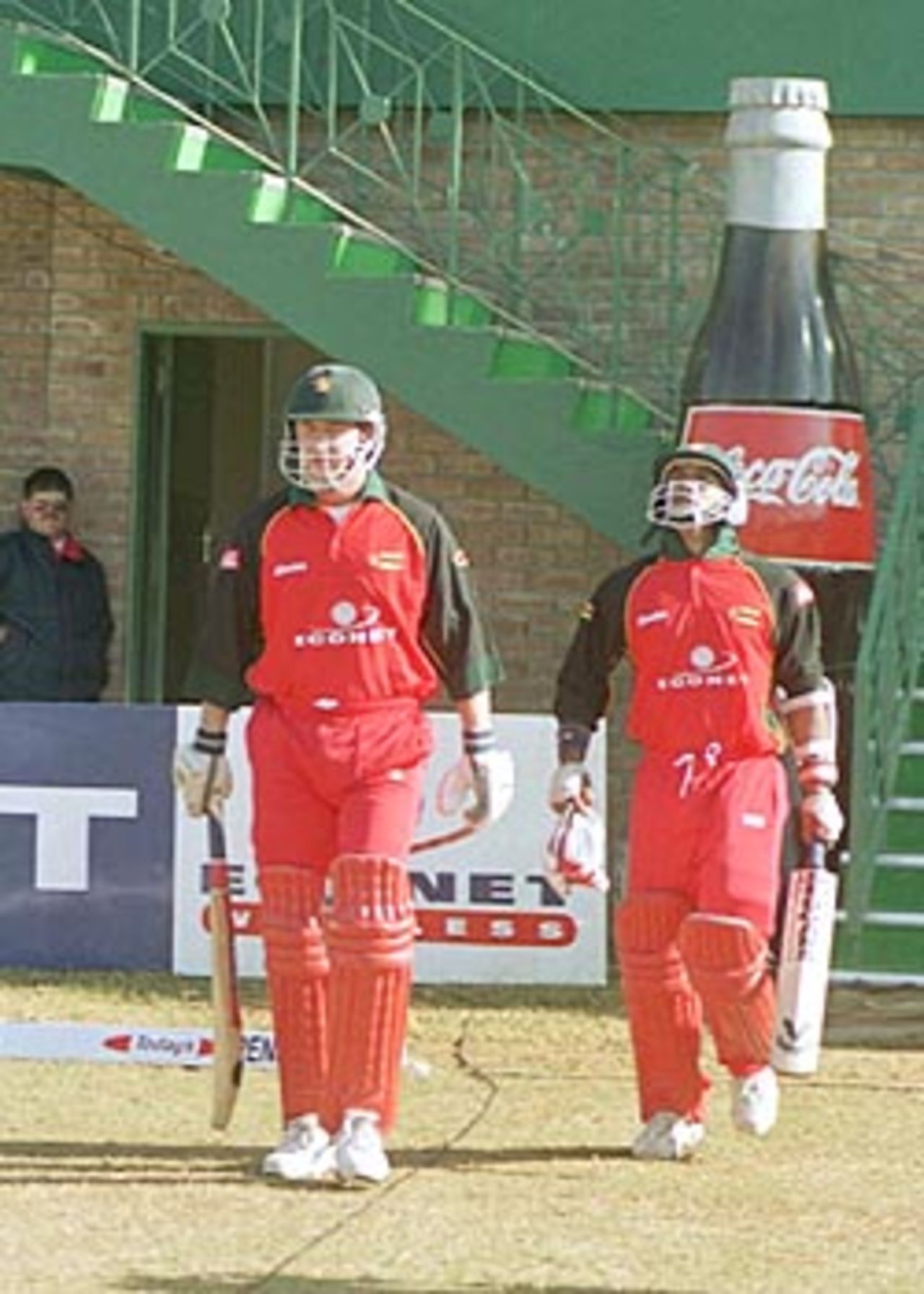 24 June 2001: Coca-Cola Cup (Zimbabwe) 2001, 2nd Match, Zimbabwe v India, Harare Sports Club.