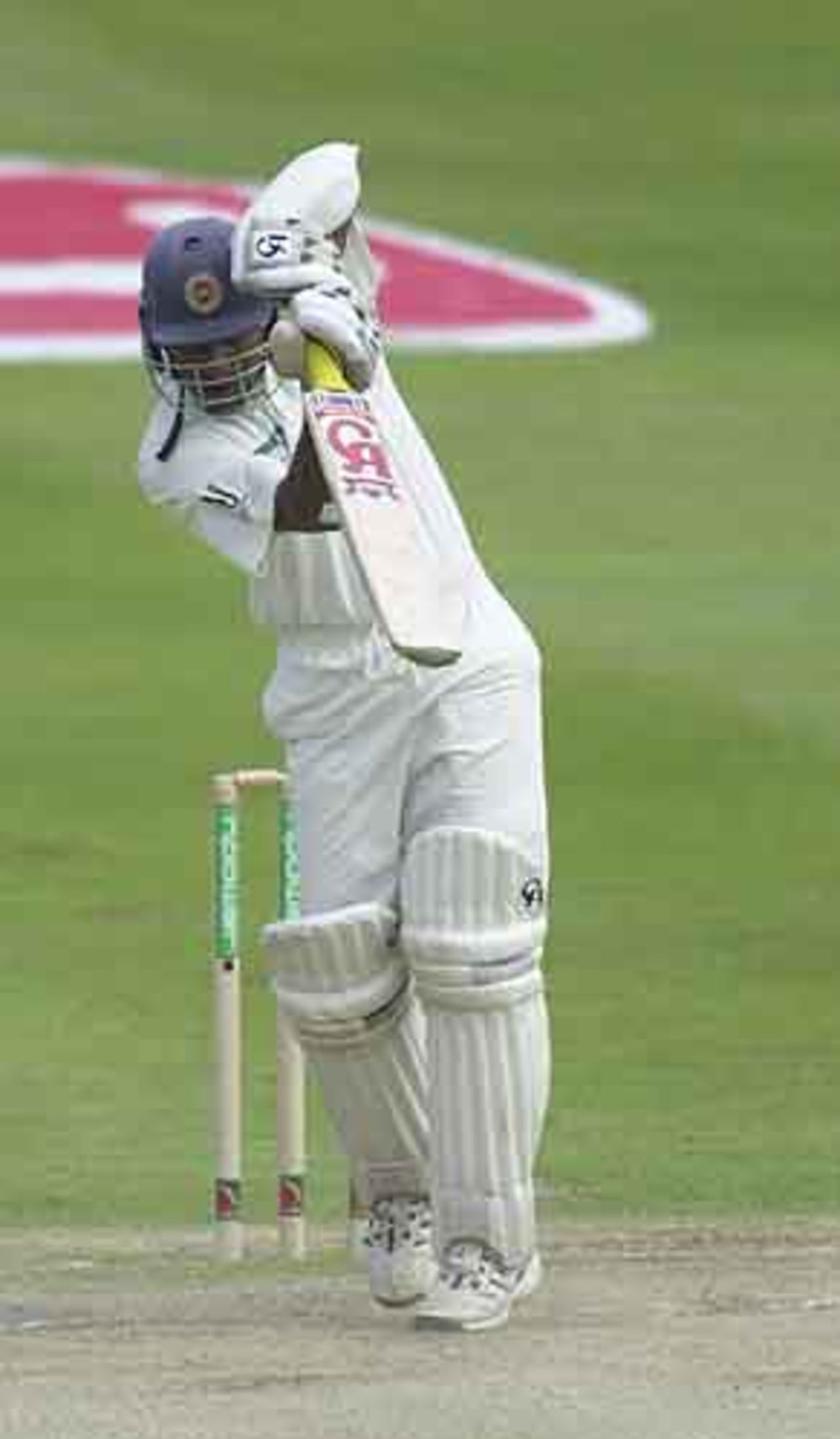 Jayawardene pushes out in his second innings half-century, England v Sri Lanka, second Test, Edgbaston 2002
