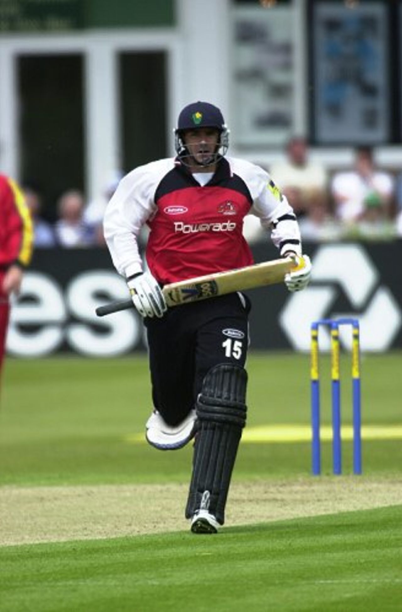 Steve James of Glamorgan playing in the Norwich Union League