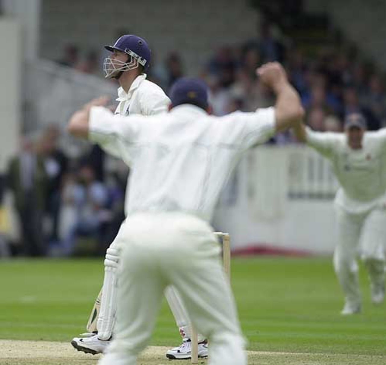 Nick Knight knows he has been caught out behind for 9, Essex v Warwickshire, B and H Cup Final, Lord's, 22 July 2002