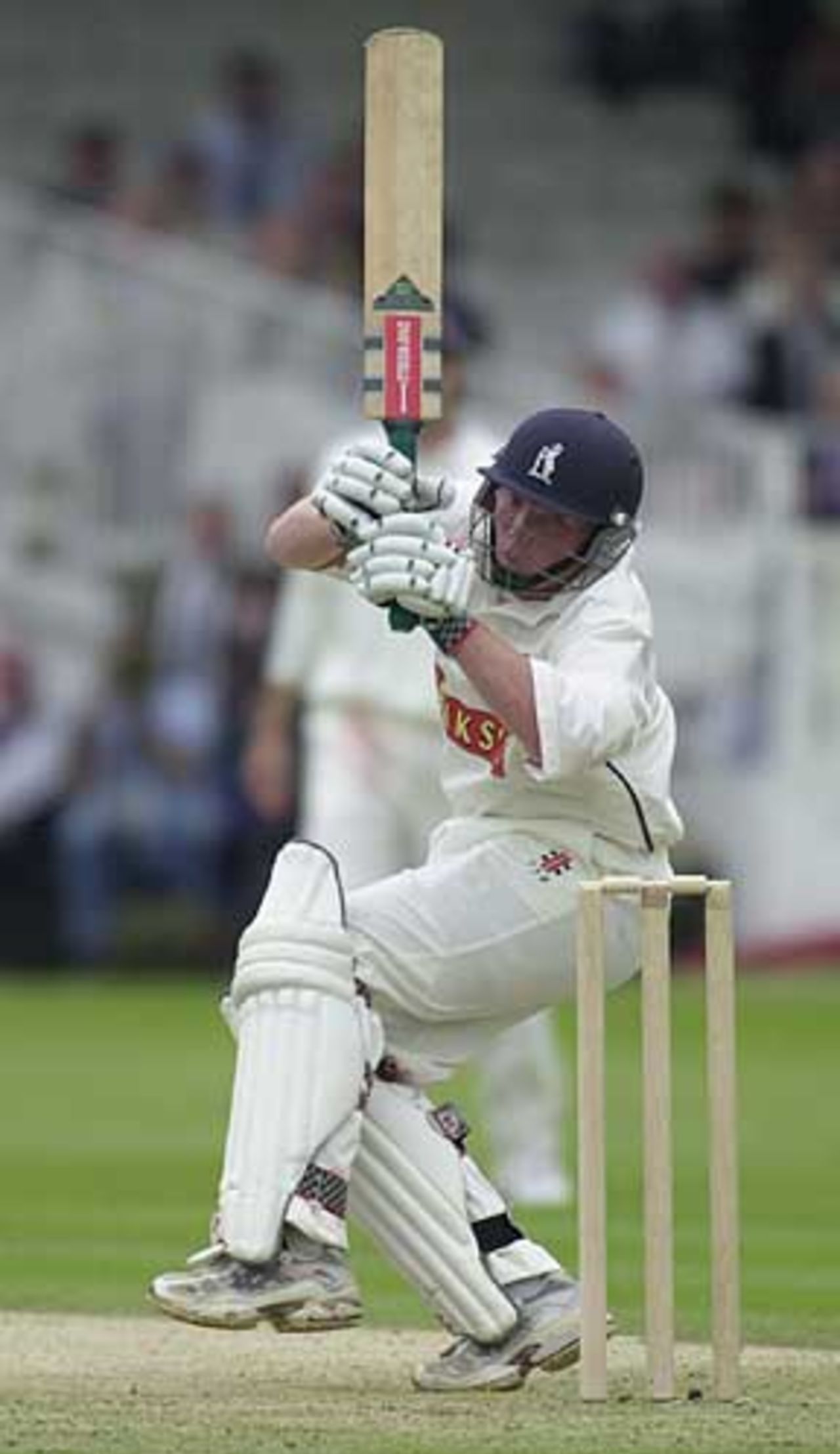 Man of the Match Ian Bell at the crease, Benson and Hedges Cup Final, Essex v Warwickshire, Lord's, 22 June 2002