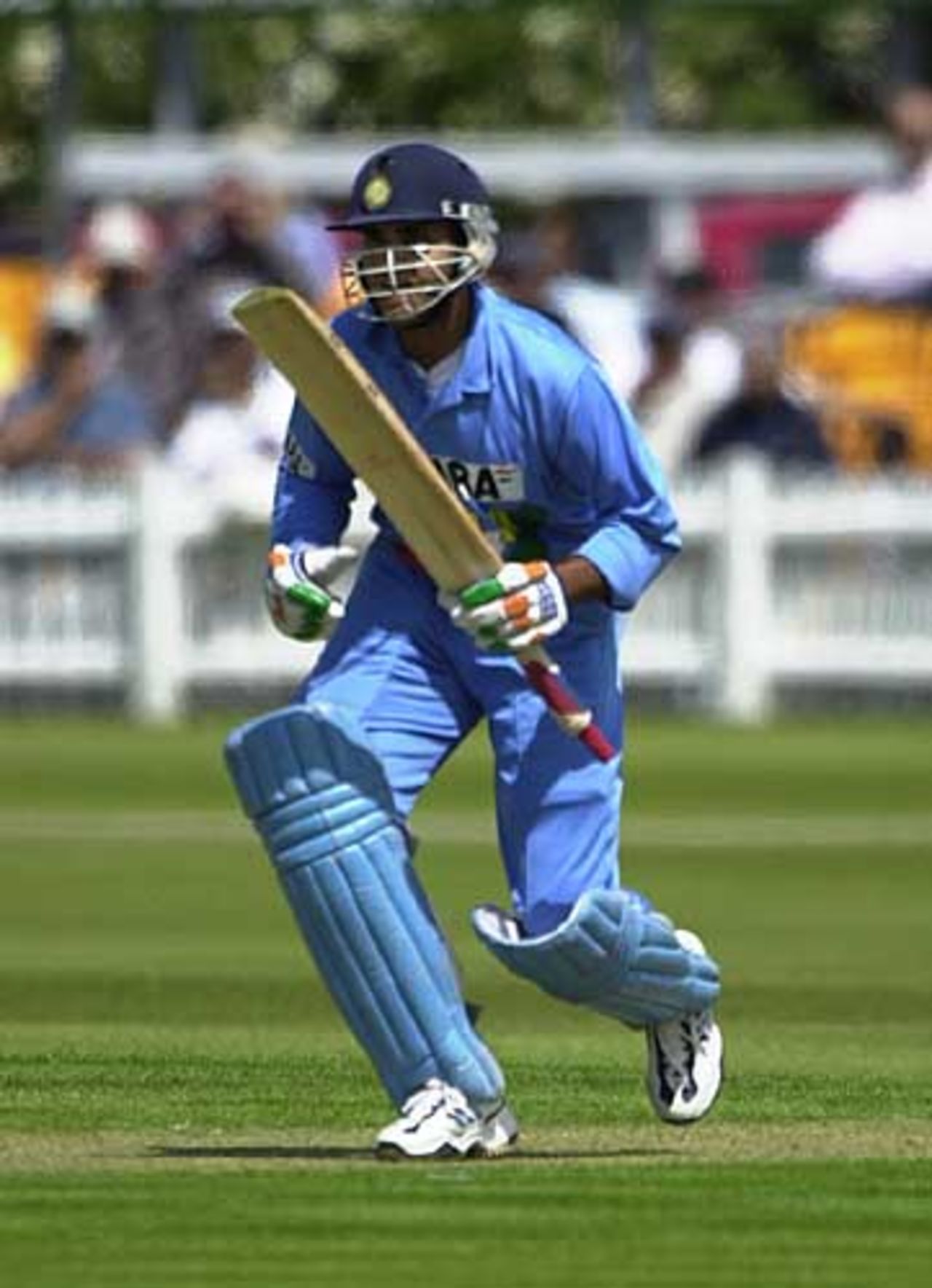 Ganguly advances to a rapid score of 68, Leicestershire v Indians 26th June 2002