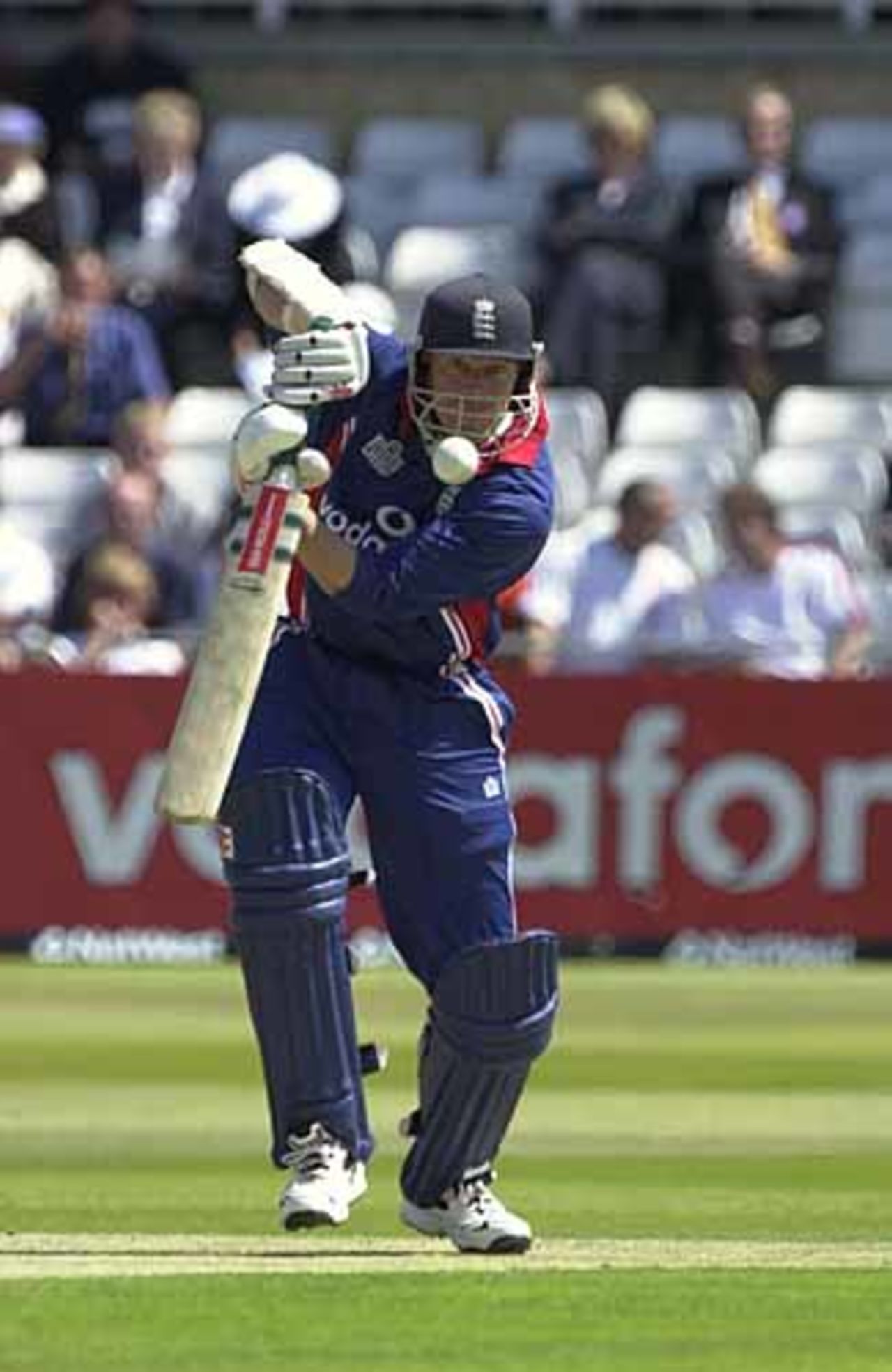 Nick Knight firmly in line in his innings of 20, England v Sri Lanka at Trent Bridge