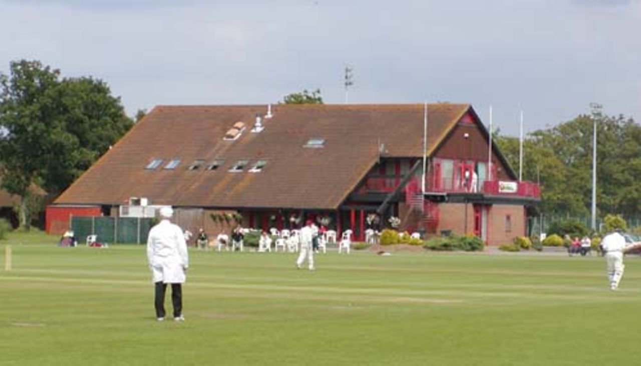 Pavilion at Chael Gate, home of Southern Electric Premier League club Bournemouth Sports