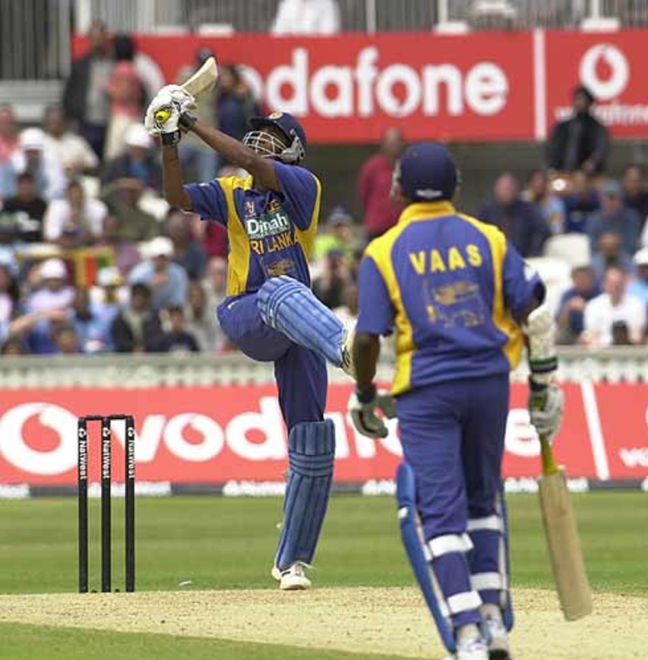Zoysa lifts Khan to Kaif to be out for 4, India v Sri Lanka, NatWest Series, The Oval, 30 Jun 2002