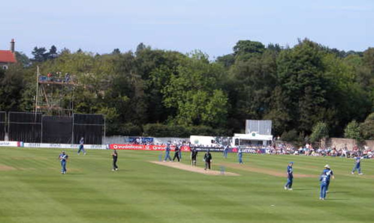 Beautiful setting of Grange Cricket Club