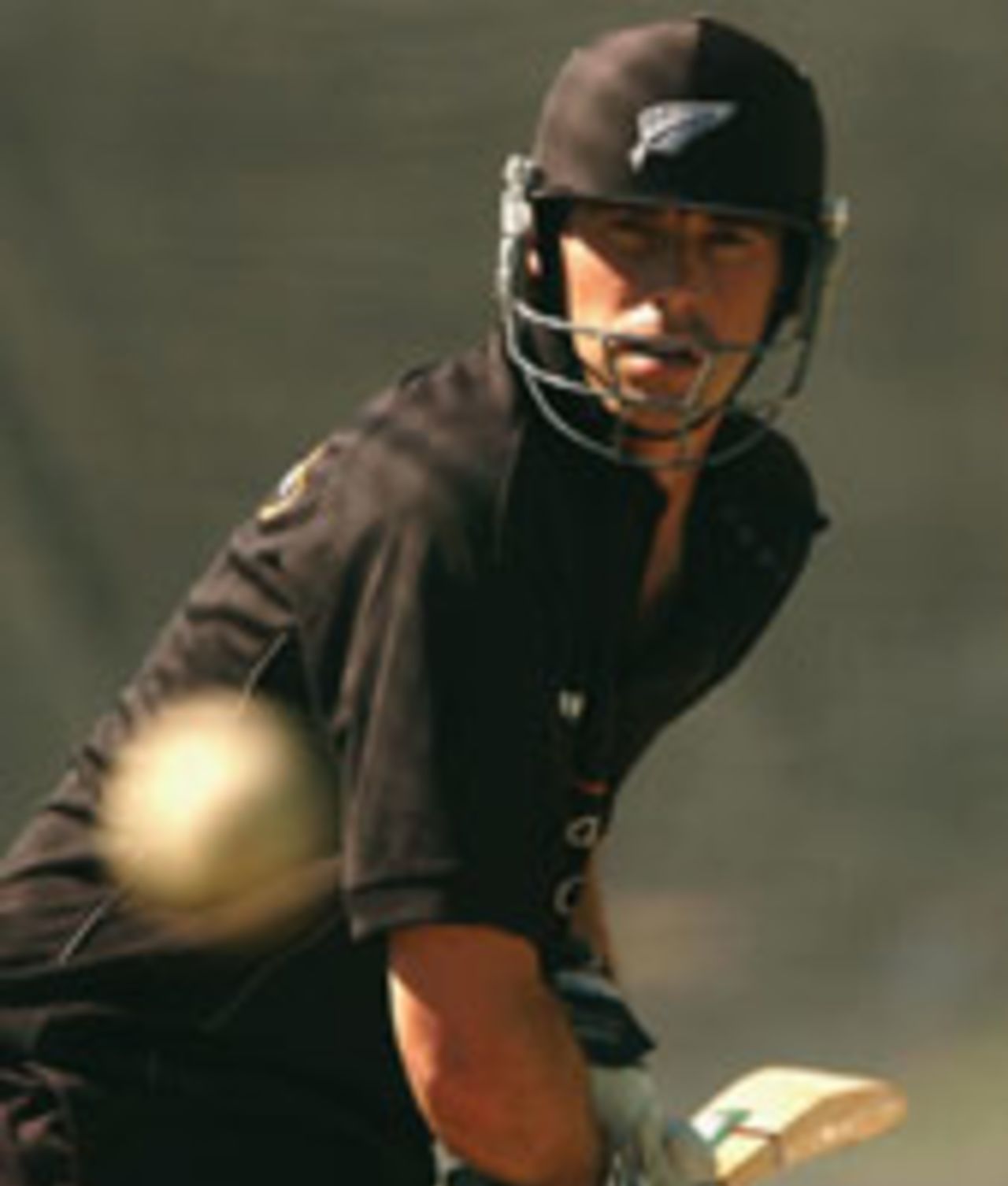 Stephen Fleming at the nets at Goodyear Park, Bloemfontein ahead of World Cup Super Six match against Zimbabwe, March 7, 2003