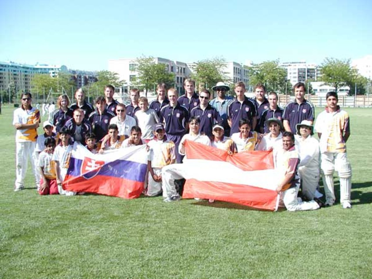 Slovaks CC with Concordia CC on their first visit to Vienna