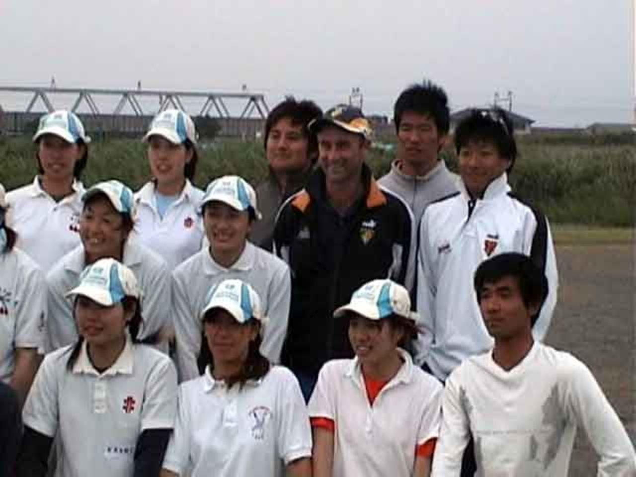 S. Field with Japan Women's Squad