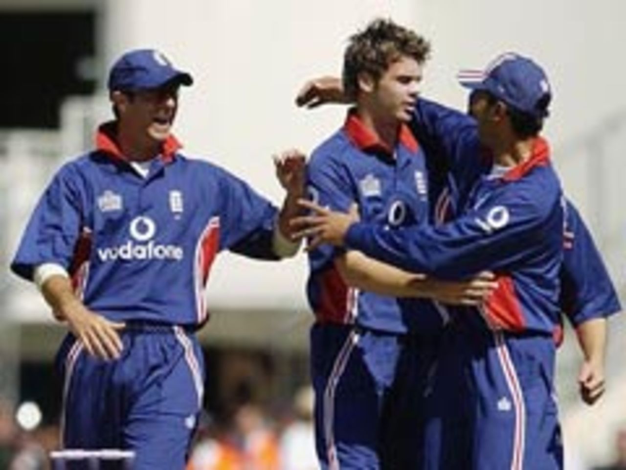 James Anderson strikes first ball, England v Pakistan, June 20, 2003
