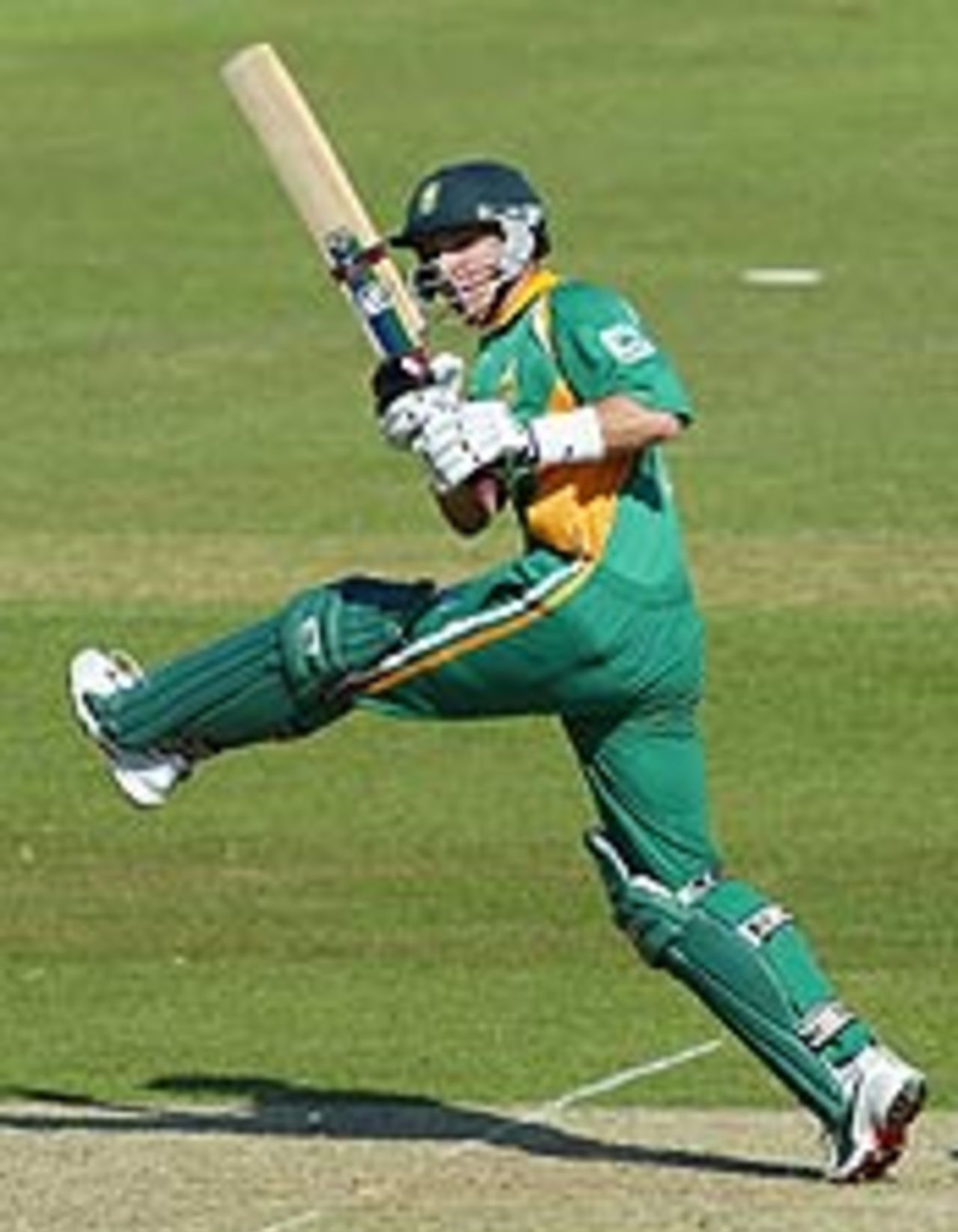 Boeta Dippenaar on his way to 101 not out, South Africans v Sussex, June 20, 2003