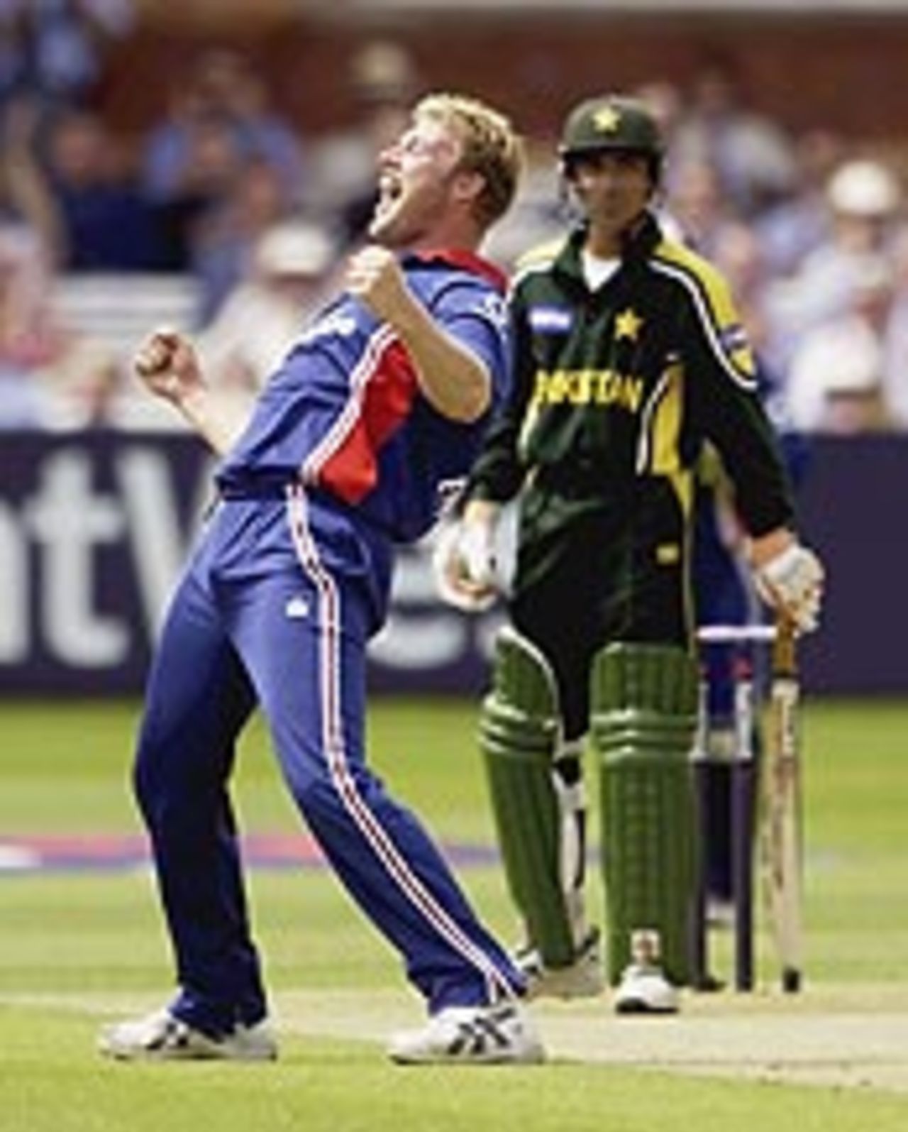 Andrew Flintoff: four wickets against Pakistan