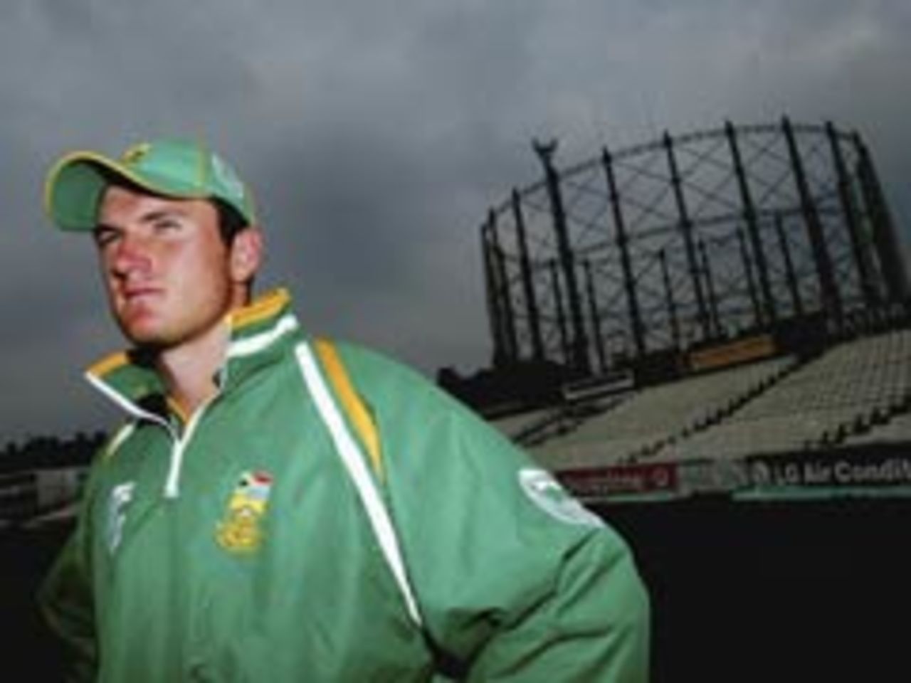 Graeme Smith ahead of the first NatWest Series match against England at The Oval, June 2003