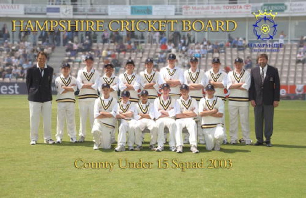 Hampshire Under 15s squad 2003