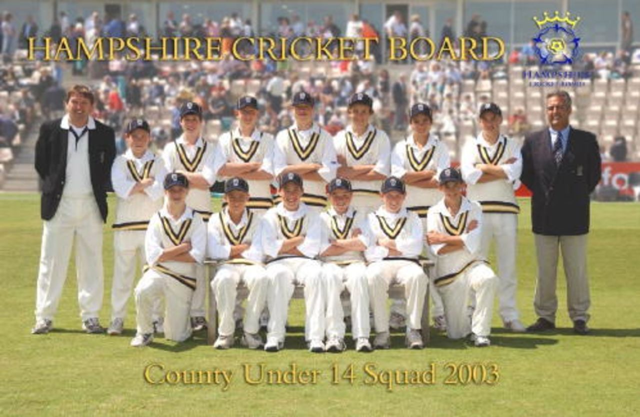 Hampshire Under 14s squad 2003