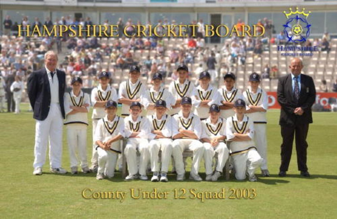 Hampshire Under 12s squad 2003