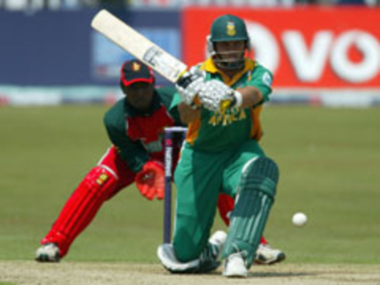 Jacques Kallis: scored a career-best 125 not out against Zimbabwe at Canterbury