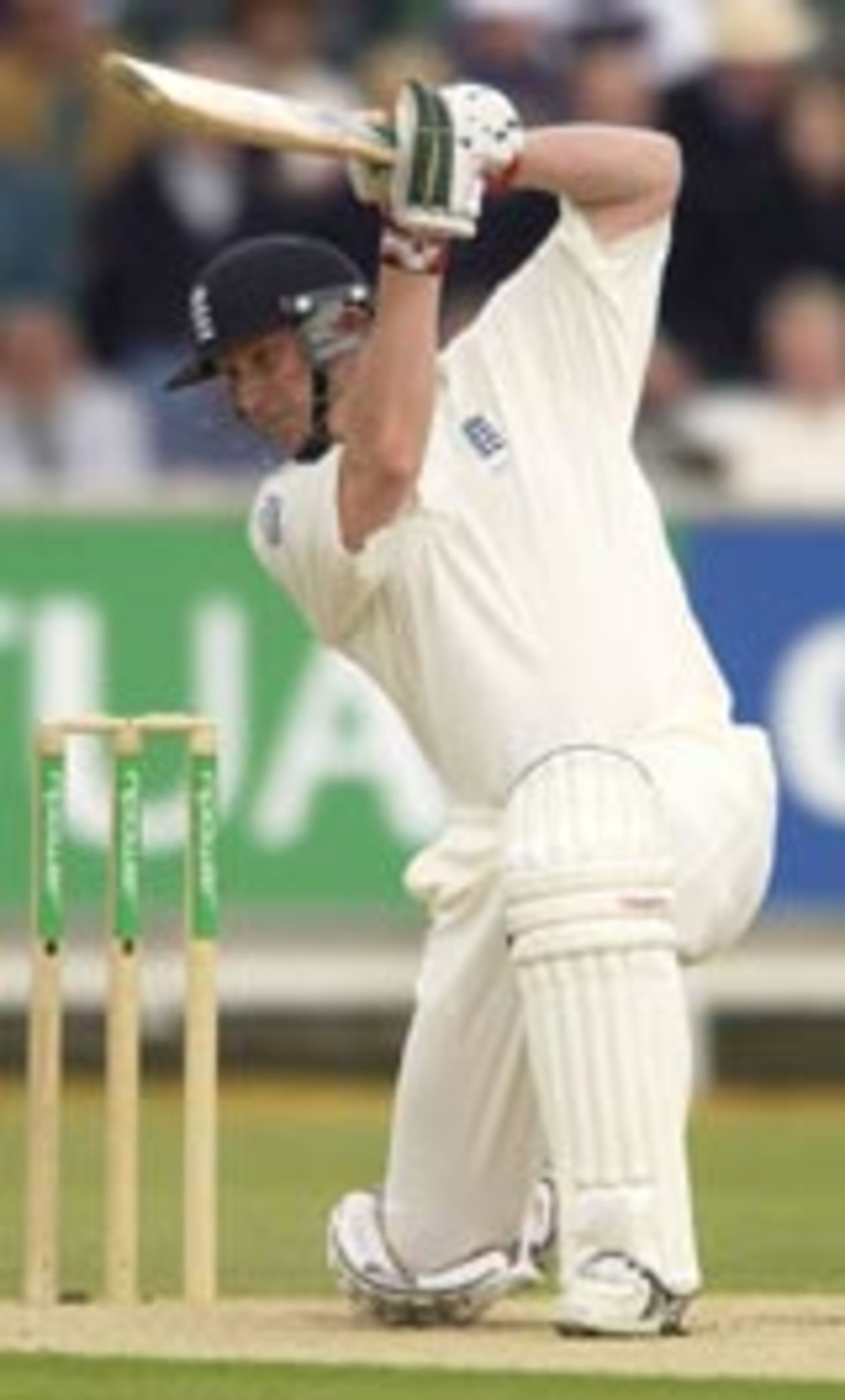Anthony McGrath drives, England v Zimbabwe, 2003