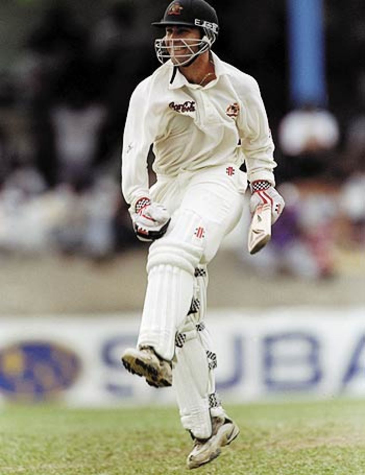 Ecstatic at Trinidad as Slater kickstarts another series with a century, West Indies v Australia, 1st Test, Trinidad, March 7, 1999