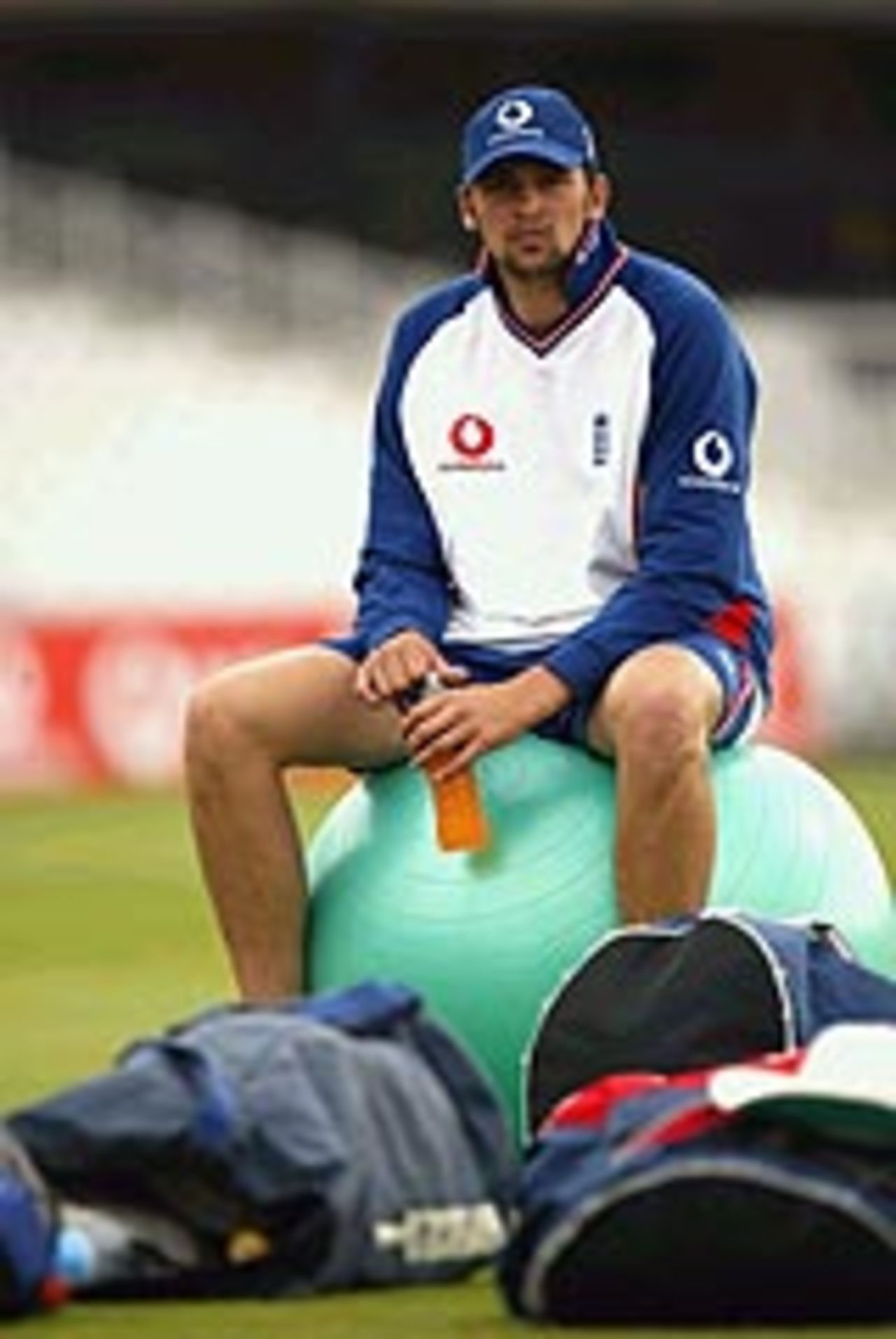 Steve Harmison in the nets, England v New Zealand, 3rd Test, Trent Bridge, June 9, 2004
