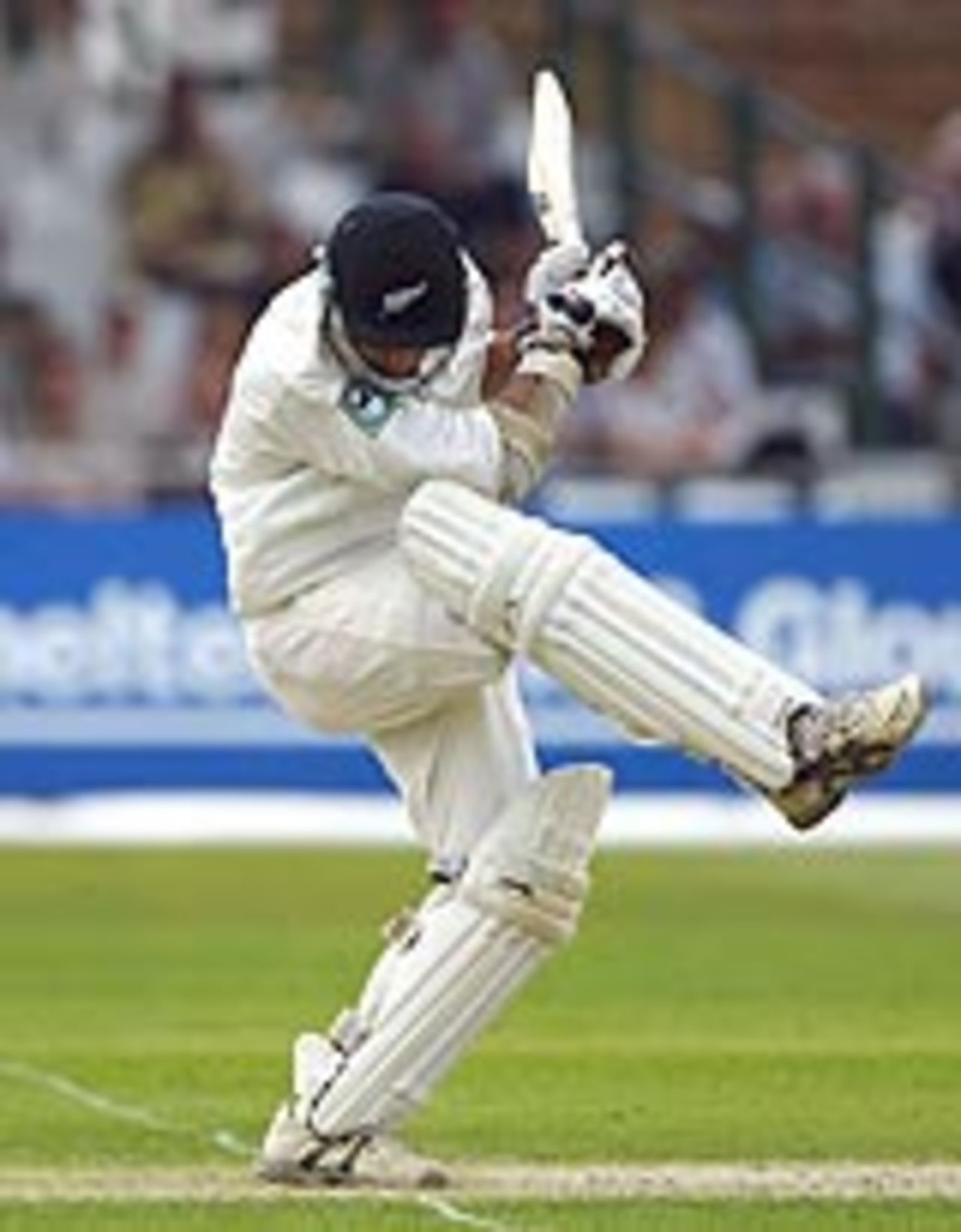 Mark Richardson batting, New Zealand v England, 3rd Test, Trent Bridge, June 10, 2004