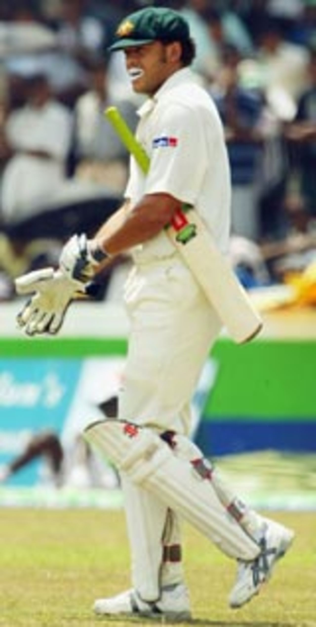 Andrew Symonds walks off after being dismissed, Australia v Sri Lanka, 1st Test, Galle, March 8 2004