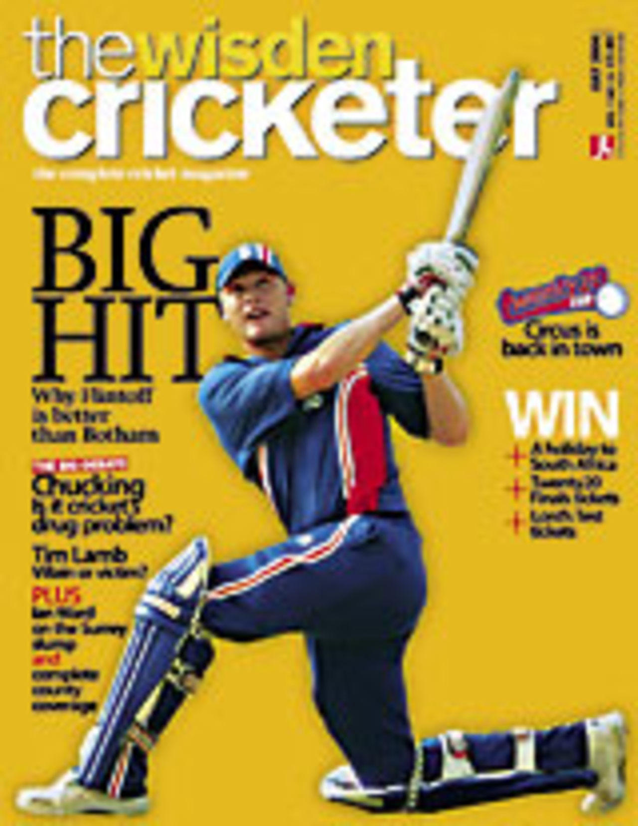 The Wisden Cricketer July cover