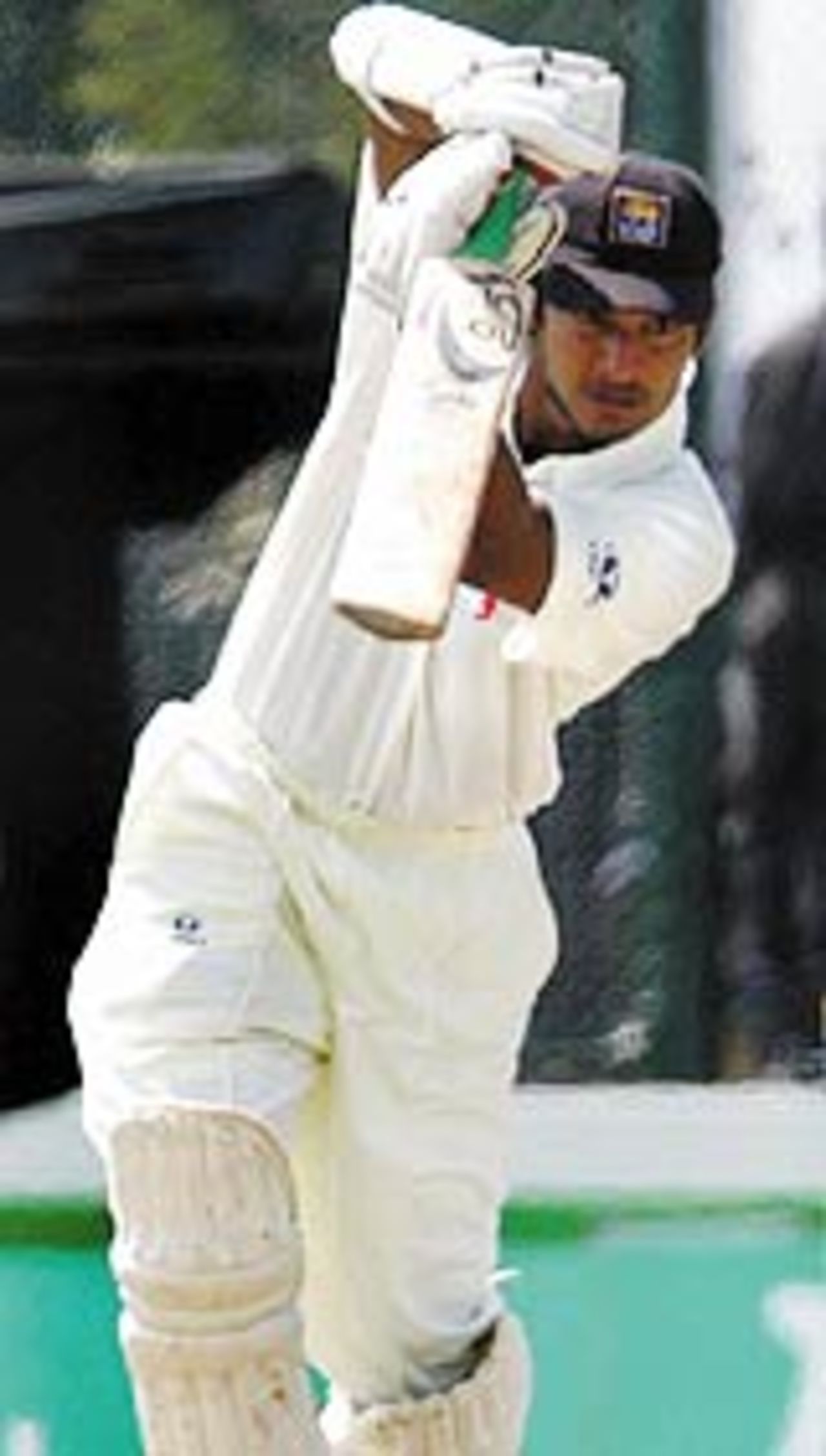 Kumar Sangakkara drives, Sri Lanka v England, 1st Test, Galle, 2nd day, December 3, 2003