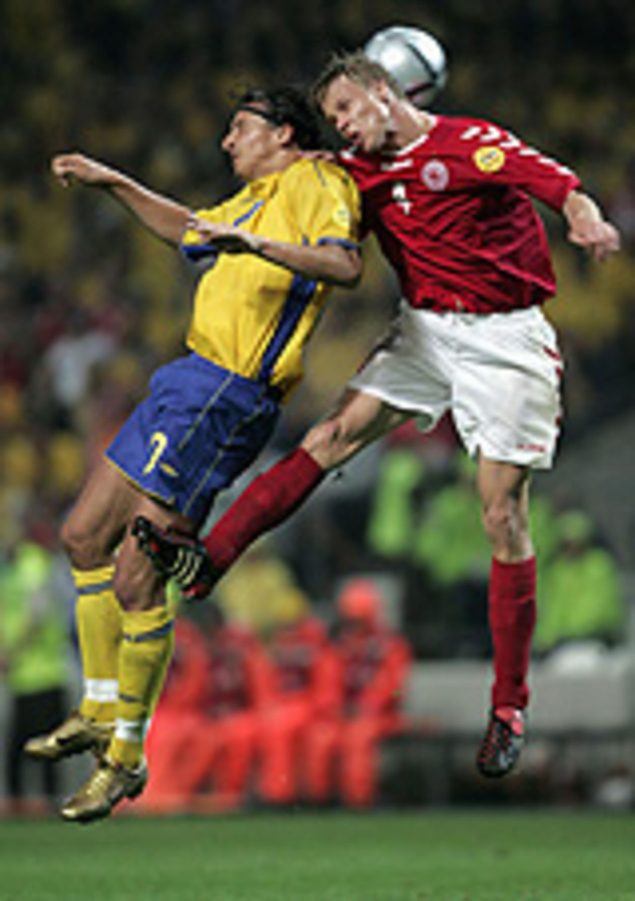 Sweden v Denmark at Euro 2004