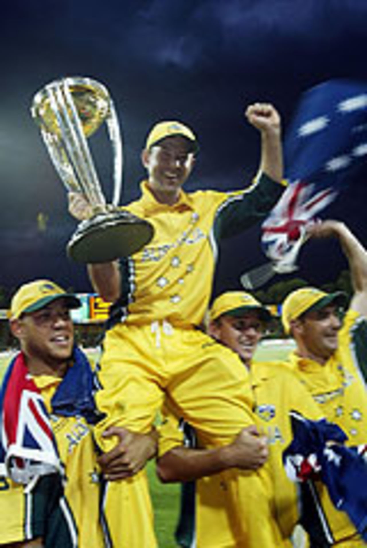 Australia with the ICC Cricket World Cup