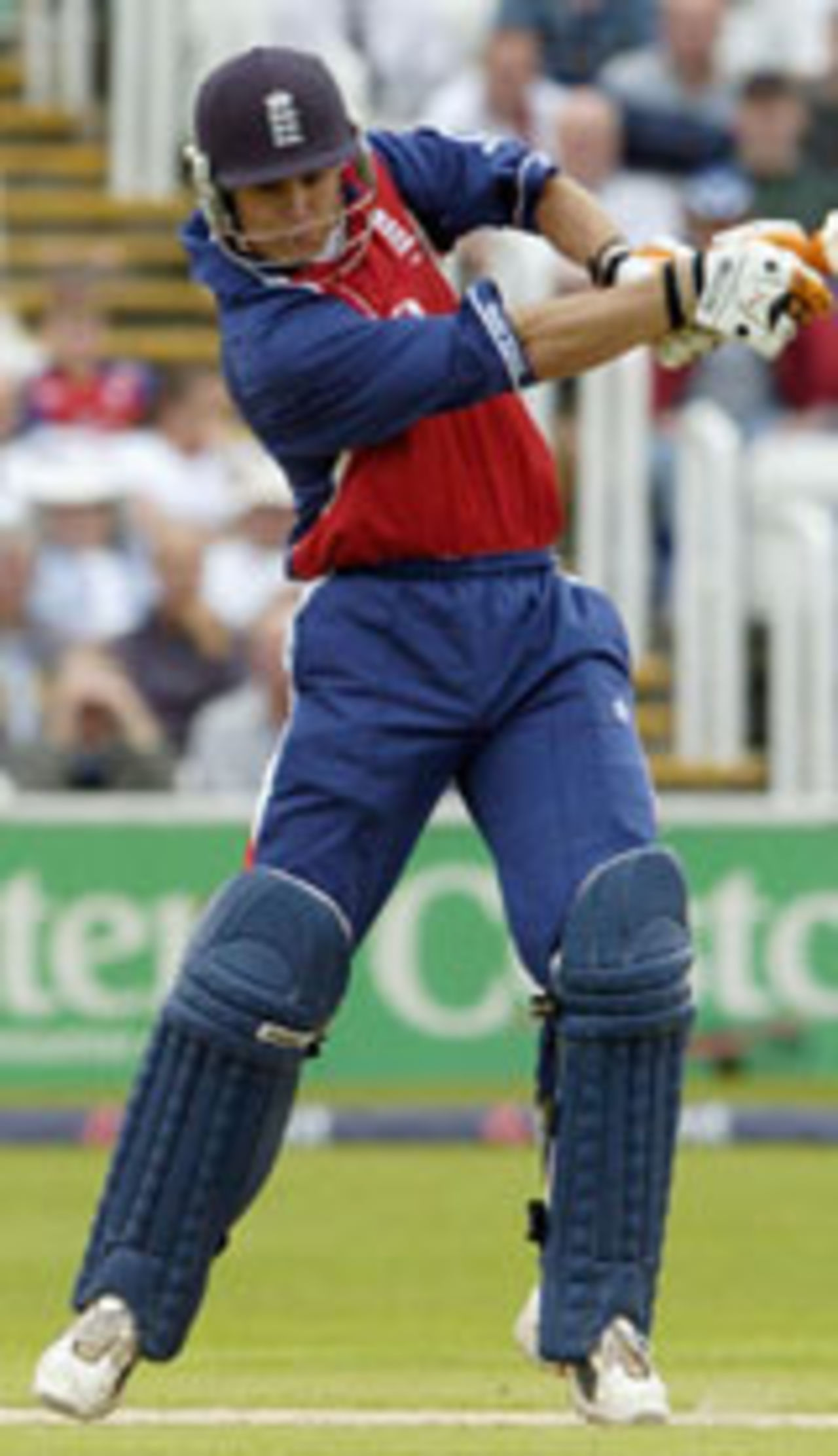 Geraint Jones is bowled as New Zealand dominate England, England v New Zealand, NatWest Series, Riverside, June 29 2004