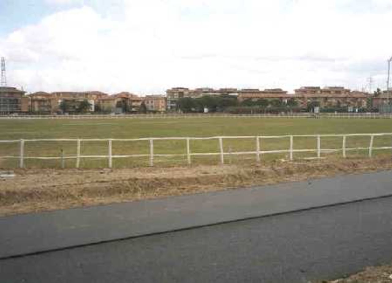 A view of a cricket ground in Italy