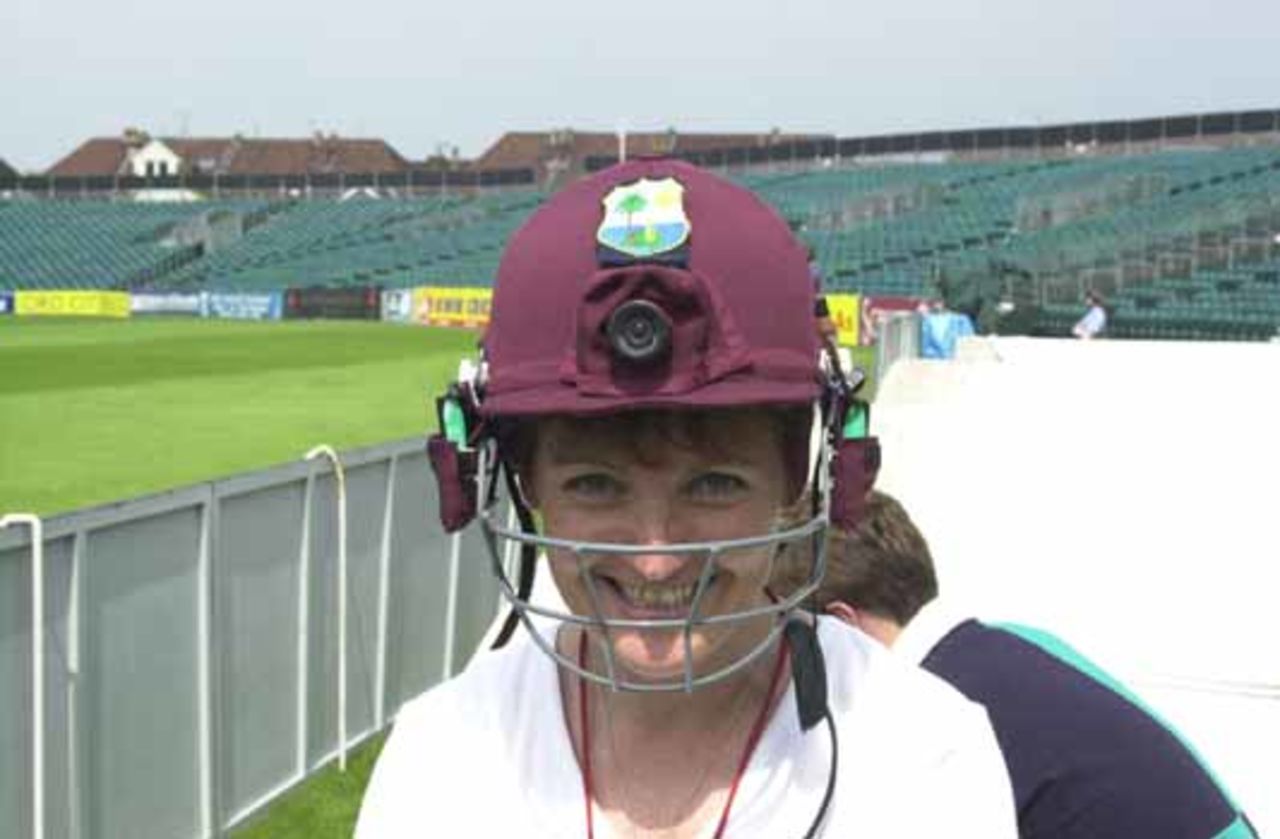 Sky Sports have developed this new camera mount to be worn by close fielders